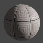 Decorative ceramic tile