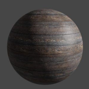 Aged Oak Planks PBR Material