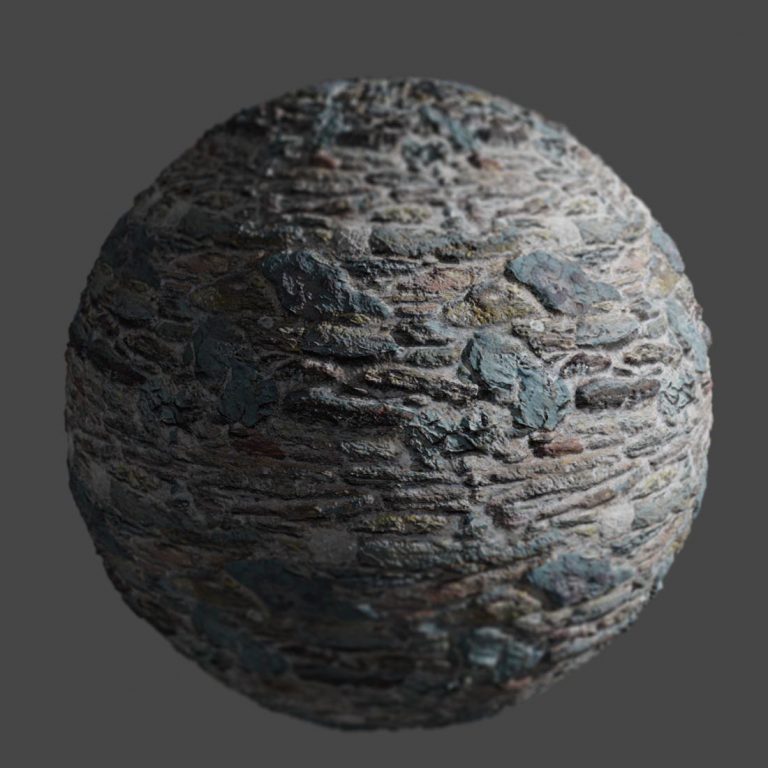 Read more about the article Mixed Stone Wall – Free PBR Texture