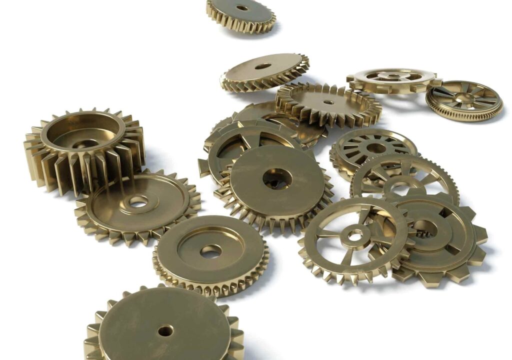Cogs and wheel 3D Models